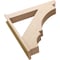 Ekena Millwork 7 1/2-in W x 44-in D x 44-in H Balboa Slat Rough Cedar Woodgrain TimberThane Outlooker, Primed Tan OUTUR075X44X44BOA24RCPR - alternate 5